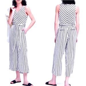 Banana Republic Striped Jumpsuit